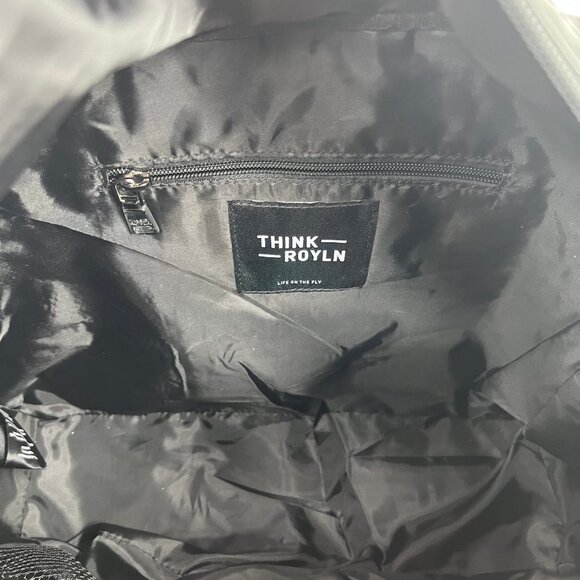 Think Royln Black & Red Large Classic Tote | Inner Pockets - Picture 11 of 11